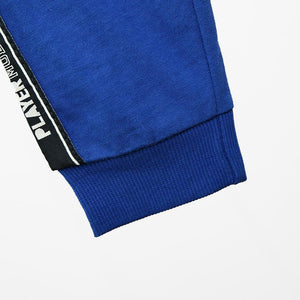 Boys Blue "Player Mode On" Printed Jogger Trouser For Boys (10431)
