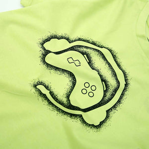 Imported Green Printed Soft Cotton T-Shirt For Boys (120429)