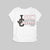 Imported White Sequin Embroidered Soft Cotton T-Shirt For Girls (120413)