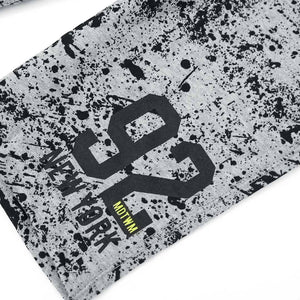 Premium Quality Grey All-Over Slogan Printed Short For Boys (120455)