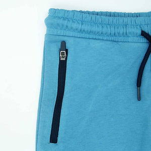 Premium Quality Sky Blue Zip Pocket Short For Boys (120461)