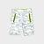 Premium Quality White All-Over Printed  Zip Pocket Short For Boys (120456)