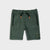 Premium Quality Olive Embraided Zip Pocket Short For Boys (120453)