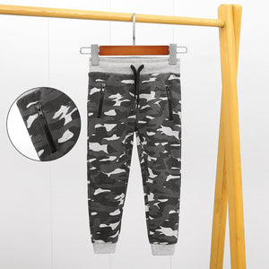 All-Over CamoFlouge Printed Fleece Jogger Trouser For Kids (21903)