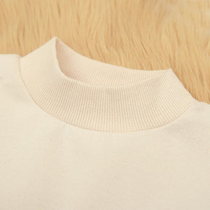 Premium Quality Over-Sized Mock Neck Sweatshirt For Kids (21900)