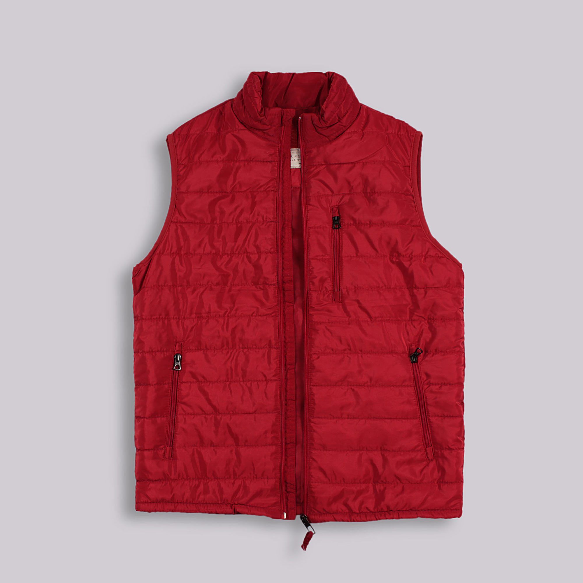 Exclusive red quilted gilet (542)
