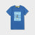 Imported Blue Slogan Soft Cotton T-Shirt For Boys (120518)