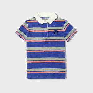 Premium Quality Color Stripes Embroided Polo Shirt For Boys (120492)