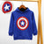 Premium Quality Printed Pull Over Fleece Hoodie For Kids (21947)