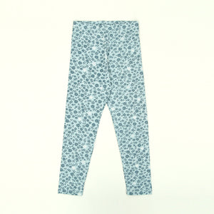 Imported All-Over Floral Printed Soft Cotton Stretch Legging For Girls (11543)