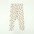 Imported Off White All-Over Heart Printed Soft Cotton Legging For Girls (11622)