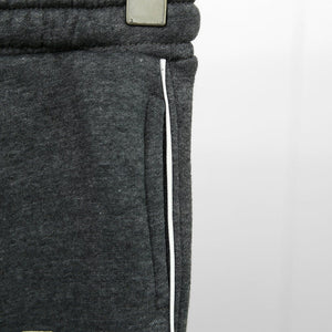 Premium Quality Side Stripes Charcoal Fleece Jogger Trouser For Kids (10633)