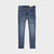 Imported Premium Quality Mid Night Blue "Slim Fit" Stretch Jeans For Men (120579)