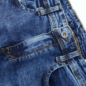 Imported Premium Quality Light Blue "Slim Fit" Stretch Soft Jeans For Men (120575)