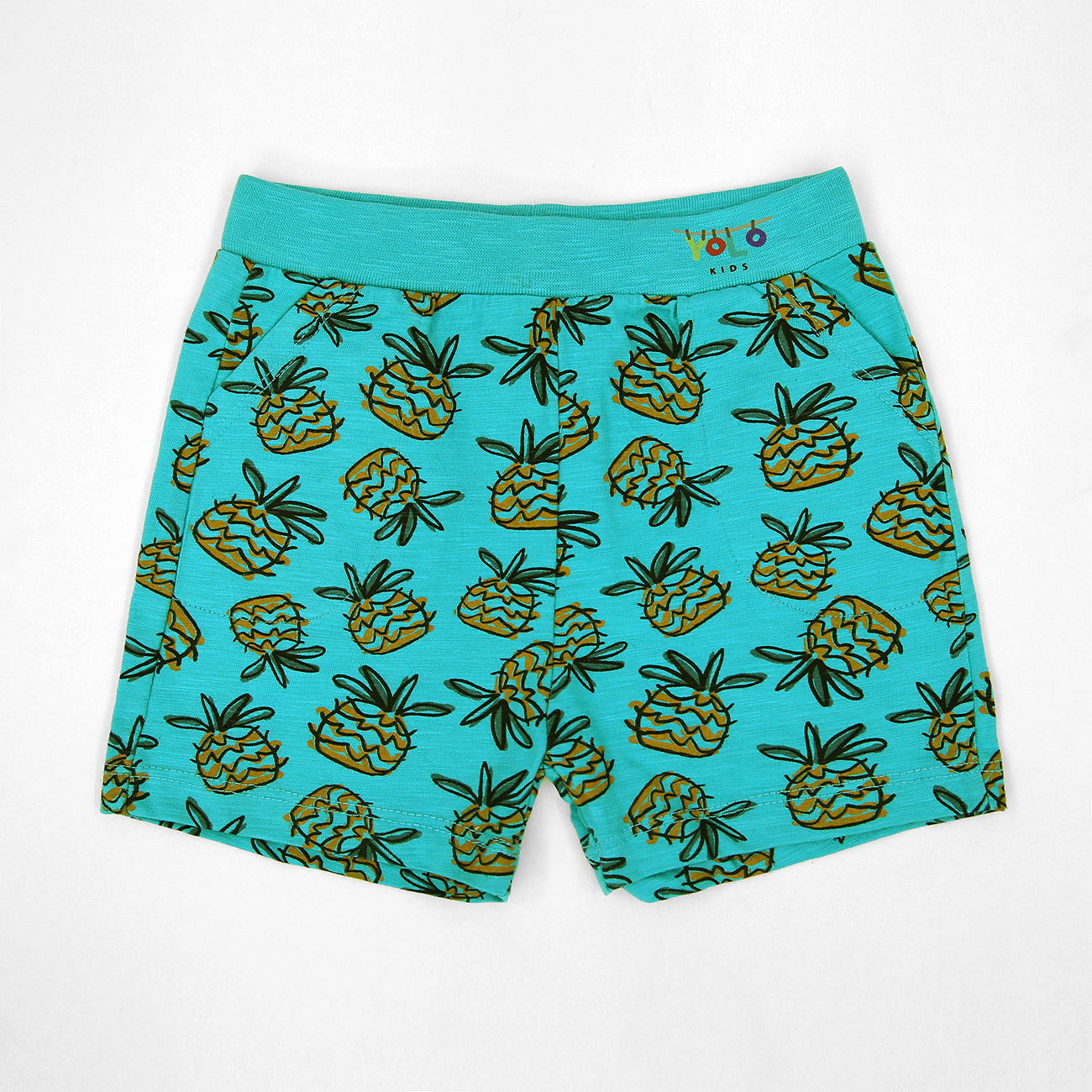 All-Over Printed Soft Cotton Short For Kids (11642)