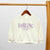 Premium Quality White Over-Sized Printed Sweatshirt For Girls (10041)