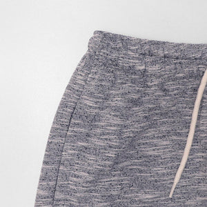 Men Exclusive Textured Grey Slim Fit Printed Jogger Trouser (30269)