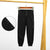 Premium Quality Black Printed Jogger Trouser For Kids (10160)