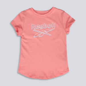 Premium Quality Peach Cotton T-Shirt For Girls (21136)