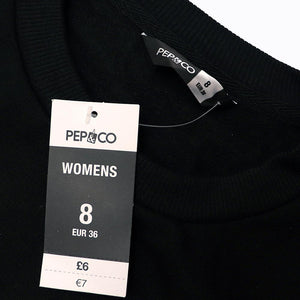 Women Crew Neck Oversized Fleece Printed Sweatshirt (30088)