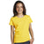 Premium Quality Slub Jersey Yellow T-Shirt For Girls (11161)