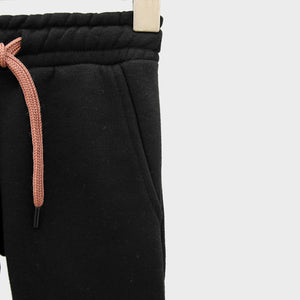 Premium Quality Black Flecce Jogger Trouser For Girls (120316)