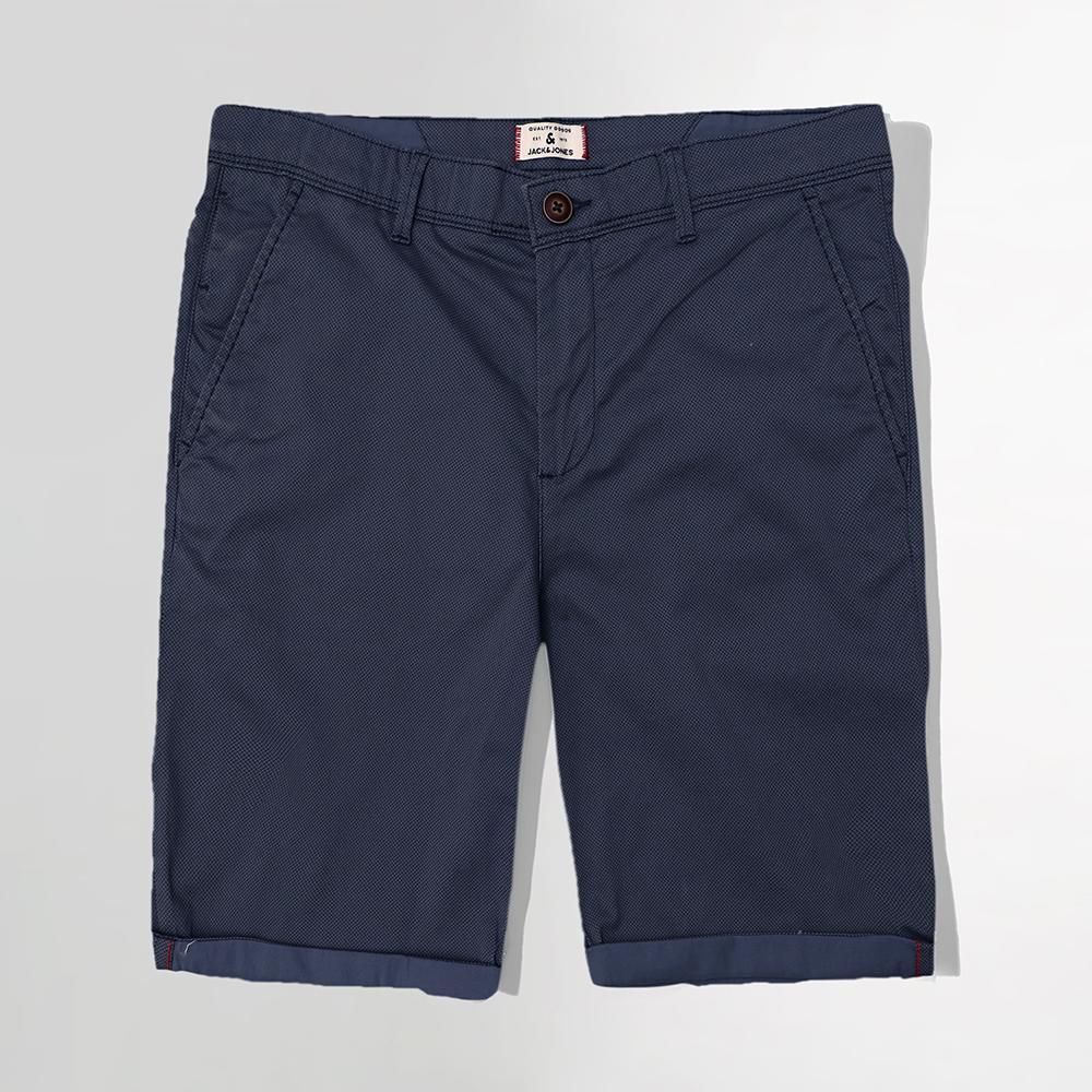 Premium Quality Blue self Printed Chino Shorts (2551)