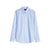 Sky blue 'slim fit' easy-iron shirt